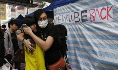 Hong Kong chấm dứt biểu tình, gần 250 người bị bắt giữ