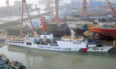 Trung Quốc sắp biên chế tàu tuần duyên lớn nhất thế giới 
