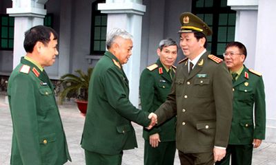 Đại tướng Trần Đại Quang thăm, làm việc với Tổng cục II - Bộ Quốc phòng