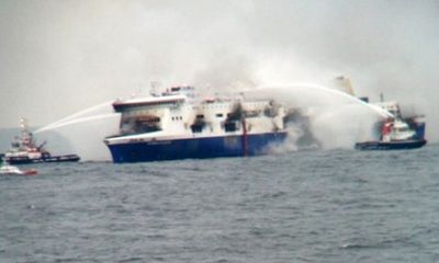Cháy phà ở Hy Lạp: 10 người thiệt mạng, 427 hành khách được giải cứu