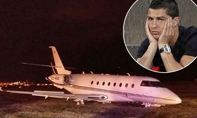 Ronaldo hút chết khi phi cơ 27 triệu USD gặp tai nạn ở Barcelona