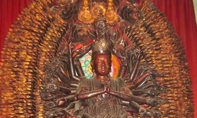 Đã tìm thấy tượng Phật nghìn tay nghìn mắt ở Hưng Yên 