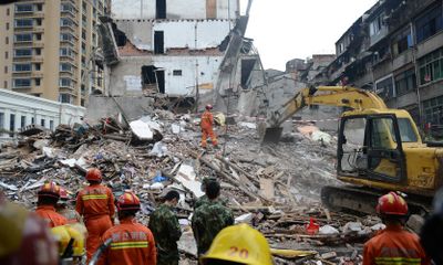 Sập 4 tòa nhà tại Trung Quốc, ít nhất 8 người thiệt mạng