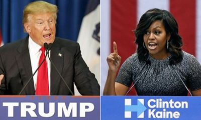 Donald Trump lần đầu công khai chỉ trích Michelle Obama