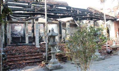Quận Tây Hồ thông tin về vụ cháy nhà Tổ tại chùa Tĩnh Lâu
