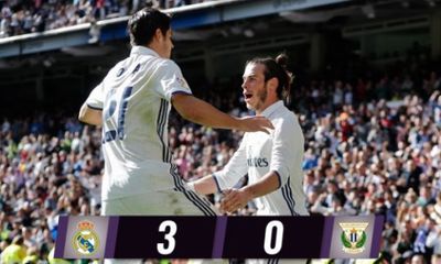 Real Madrid 3-0 Leganes (Vòng 11 La Liga)