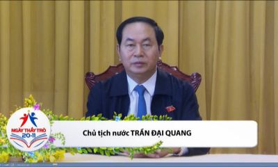 Chủ tịch nước Trần Đại Quang chúc mừng Ngày nhà giáo Việt nam