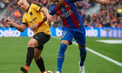 Pha qua người cực đỉnh của Neymar vs Malaga