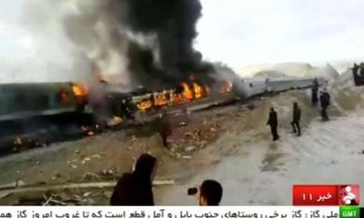 Tai nạn tàu hỏa tại Bắc Iran khiến 140 người thương vong
