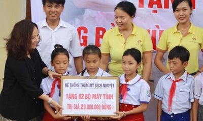 Hà Tĩnh: Huyện Vũ Quang cảm ơn báo ĐS&PL đã đồng hành cùng người dân vùng lũ