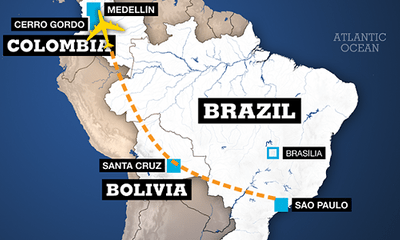 Vụ rơi máy bay ở Colombia: Phát hiện 2 hộp đen