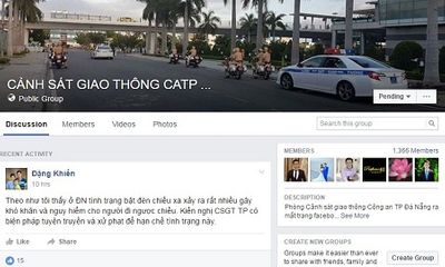 CSGT Đà Nẵng lập Facebook tiếp nhận thông tin phản ánh của dân