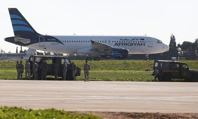 Máy bay của Libya bị không tặc khống chế, buộc phải chuyển hướng