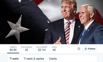 Donald Trump đạt mốc 20 triệu lượt theo dõi trên Twitter, vẫn sau Obama