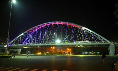 Cầu vượt Nguyễn Bỉnh Khiêm là cầu có tốc độ thi công nhanh nhất ở Hải Phòng