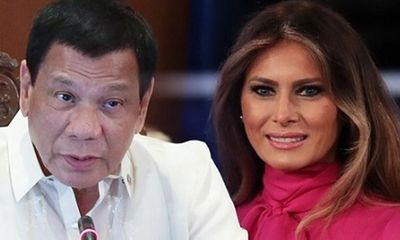 Tổng thống Philippines ghen tị với Donald Trump vì có vợ đẹp