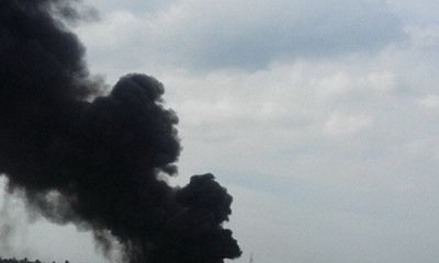 Cháy tàu ở Kiên Giang, thiệt hại hàng tỉ đồng