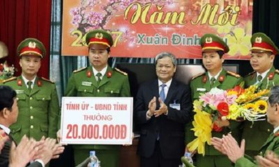 Thưởng nóng lực lượng phá án vụ sát hại tài xế, cướp 34 tấn thép ở Bắc Ninh