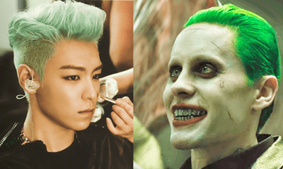 Bất ngờ phát hiện kiểu tóc của T.O.P là nguồn cảm hứng cho nhân vật Joker