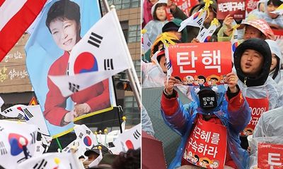 Hàn Quốc chia rẽ vì bê bối chính trị của Tổng thống Park Geun-hye
