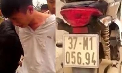 Cảnh sát rượt đuổi hàng chục km bắt nam sinh trộm xe máy