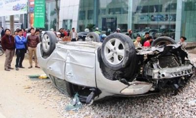 Thanh Hóa: Xe máy đâm trực diện ôtô, 3 người thương vong