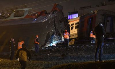 Nga: Tàu hỏa tông tàu điện ngầm, hàng chục người bị thương