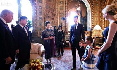 Cháu ngoại Tổng thống Trump hát tiếng Trung tặng vợ chồng Chủ tịch Tập Cận Bình