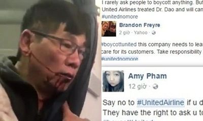 Dân mạng phẫn nộ đòi tẩy chay United Airlines vì hành động thô bạo của nhân viên