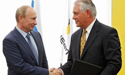Tổng thống Nga Putin gặp Ngoại trưởng Mỹ Tillerson