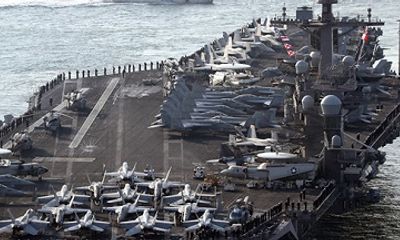 3 tàu sân bay Mỹ về bán đảo Triều Tiên