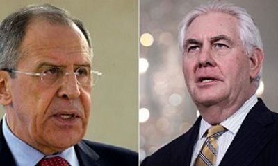 Bộ trưởng Ngoại giao Nga - Mỹ nhất trí điều tra vụ tấn công hóa học tại Syria