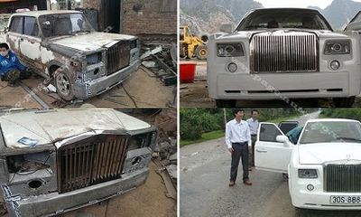 Ngắm những chiếc Rolls-Royce Phantom được thợ Việt biến hình từ xe ‘đồng nát’