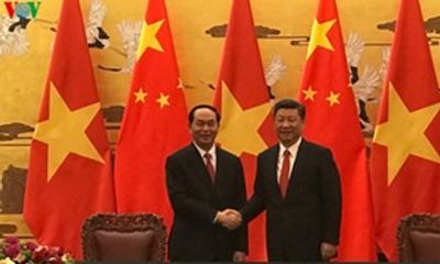 Chủ tịch nước Trần Đại Quang hội đàm với Tổng Bí thư, Chủ tịch Trung Quốc