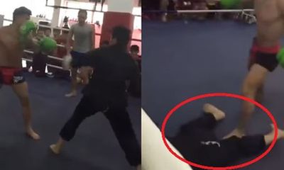 Cao thủ Võ Đang bị võ sĩ boxing hạ gục trong 7 giây