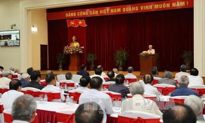 Ban Bí thư Trung ương Đảng gặp mặt cán bộ cấp cao nghỉ công tác, nghỉ hưu