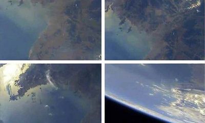 Triều Tiên hé lộ ảnh Trái Đất chụp từ tên lửa phóng thử