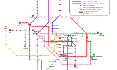 Bản đồ ga đường sắt Cát Linh- Hà Đông bị tố 