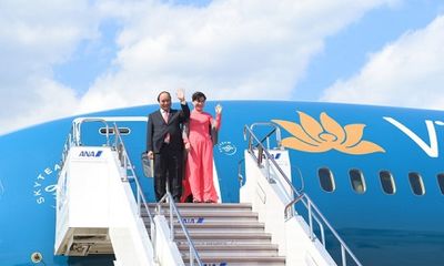 Thủ tướng Nguyễn Xuân Phúc đến Thủ đô Tokyo, Nhật Bản