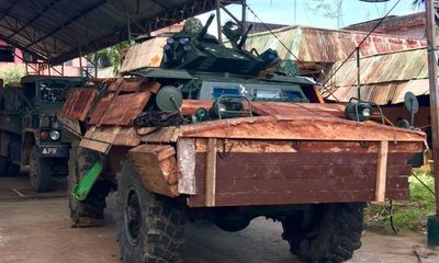 Chiến sự Marawi: Philippines chống IS bằng xe bọc gỗ, bọc giấy