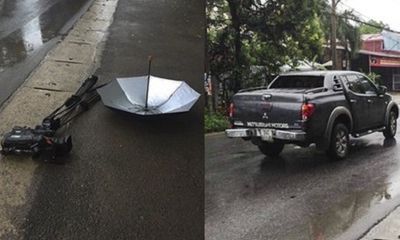 Khởi tố vụ phóng viên VTV bị kẻ lạ lái ôtô tông hỏng máy quay phim