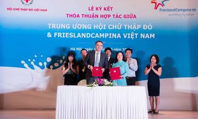 Hội chữ thập đỏ Việt Nam & FrieslandCampina Việt Nam ký kết thỏa thuận hợp tác