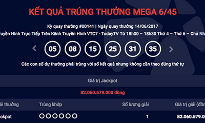 Tờ vé số trúng Jackpot hơn 82 tỷ của Vietlott được bán ở An Giang
