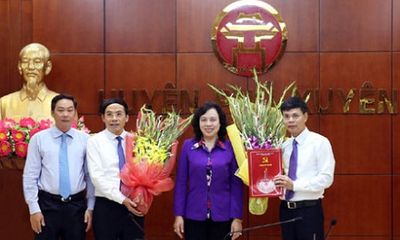 Hà Nội bổ nhiệm nhân sự chủ chốt nhiều quận, huyện