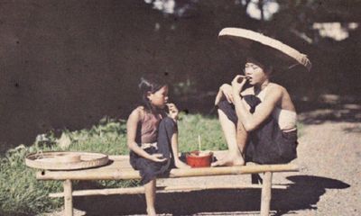 Ngắm những bức ảnh màu giá trị về phụ nữ Việt Nam những năm 1910