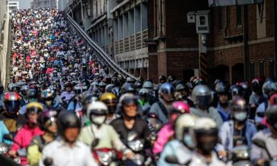 24h qua ảnh: Bức ảnh đáng sợ về giao thông bằng xe máy ở Đài Loan
