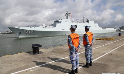 Trung Quốc đưa quân tới căn cứ đầu tiên tại châu Phi
