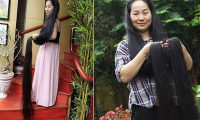Cuộc sống của người phụ nữ có mái tóc dài và thẳng nhất Việt Nam