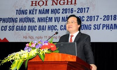 Bộ trưởng Phùng Xuân Nhạ lý giải “mưa” điểm 10 kỳ thi THPT quốc gia 2017