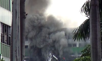 Cháy lớn tại Công ty PouYuen